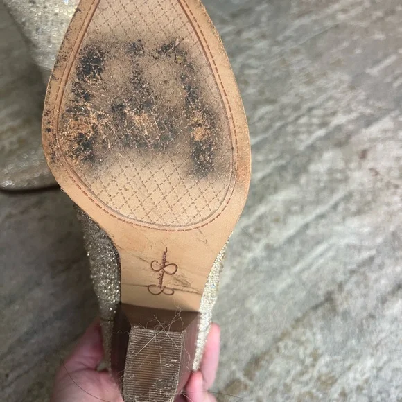 Jessica Simpson Cream Rhinestone Western Ankle Boots - Picture 3 of 11